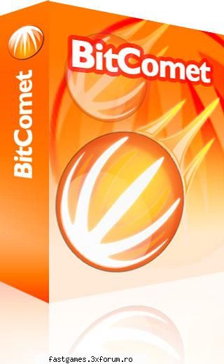 descriere: acest program este folosit sa descarci de pe un de:aici sau de aici bitcomet